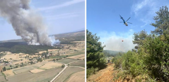 Çanakkale, Kütahya, Uşak ve Sinop'ta orman yangını! Köylere uyarılar yapıldı
