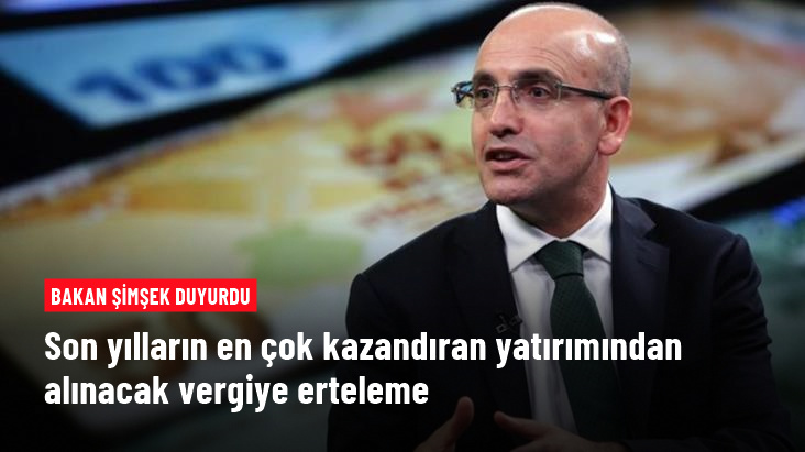 Bakan Şimşek: Borsaya vergi çalışması ertelendi