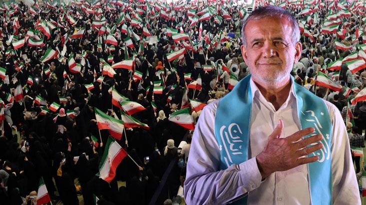 İran'ın Türk kökenli cumhurbaşkanı! Seçim zaferini kutladığı şarkı törene damga vurdu