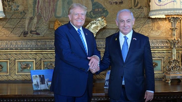 Netanyahu'yu evinde ağırlayan Trump, açık açık tehdit etti