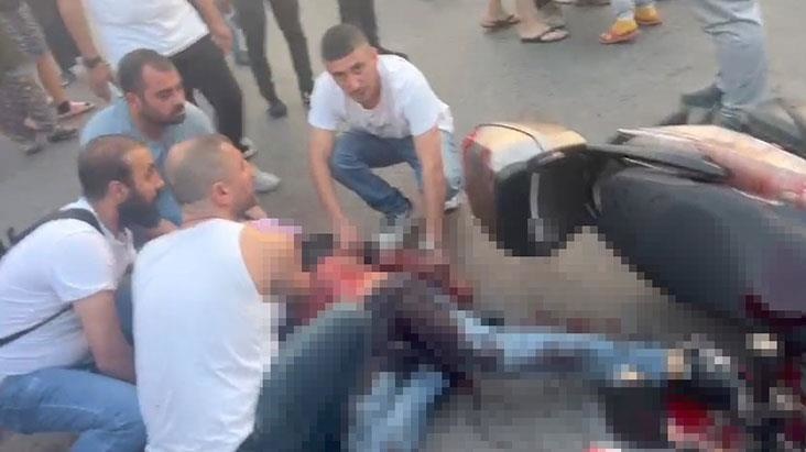 Motosikletle giderken silahlı saldırıya uğradı! Yanında 5 yaşında çocuk da vardı