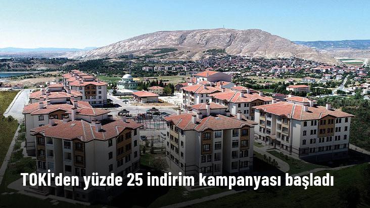 TOKİ'den yüzde 25 indirim kampanyası başladı