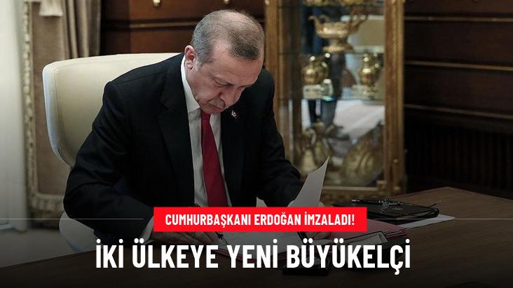 Cumhurbaşkanı Erdoğan imzaladı! Lübnan ve Pakistan'a yeni büyükelçi