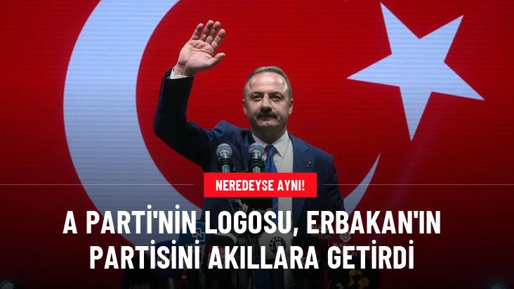 Neredeyse aynı! A Parti'nin logosu, Necmettin Erbakan'ın MSP'sini akıllara getirdi