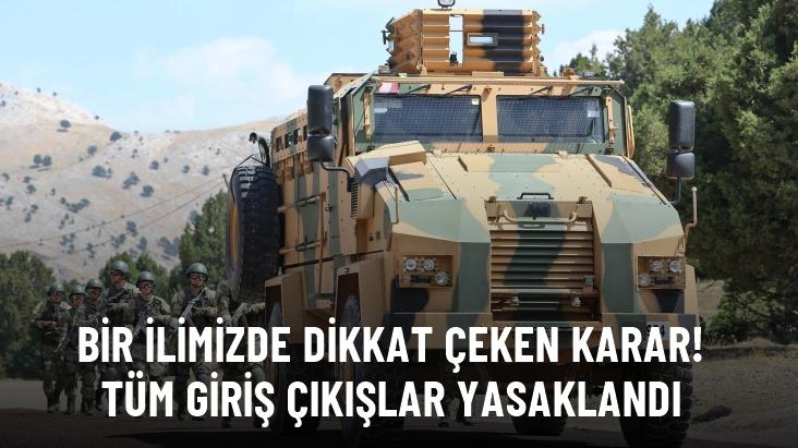 Şırnak'ta 7 bölge geçici özel güvenlik bölgesi ilan edildi