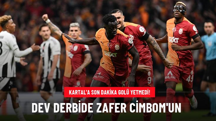 Galatasaray, ezeli rakibi Beşiktaş'ı 2-1 yendi