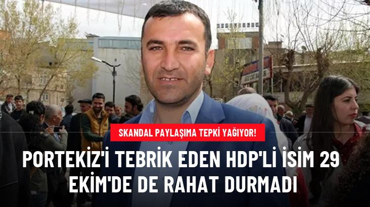 Eski HDP'li vekil Ferhat Encü'den skandal 29 Ekim paylaşımı