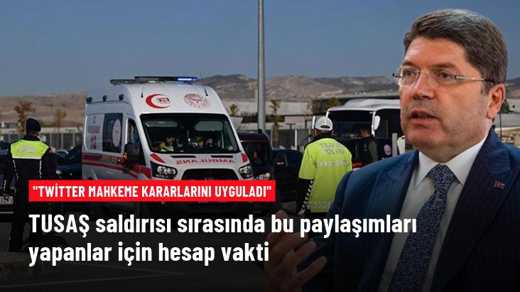 TUSAŞ'taki saldırıyla ilgili görüntüleri paylaşan 30 kişiye soruşturma