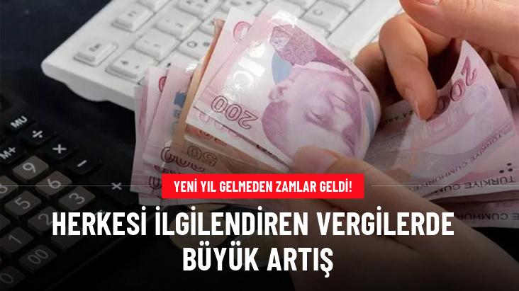 2025'te vergi oranları belli oldu! Ehliyet ve pasaport harcı ile MTV yükseldi