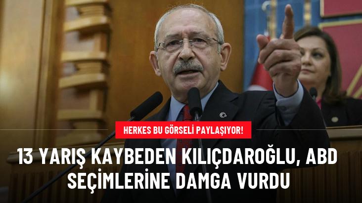 ABD seçiminde Kemal Kılıçdaroğlu'na oy çıktı