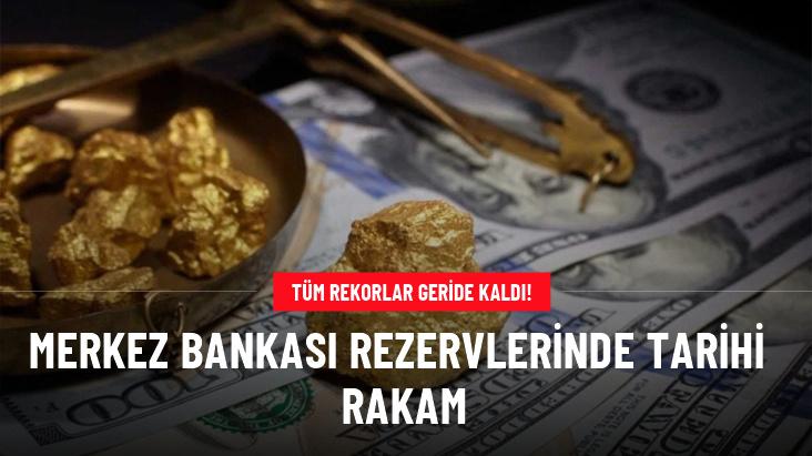 Merkez Bankası toplam rezervleri 221 milyon dolar arttı