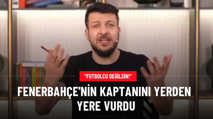 Fenerbahçe'nin kaptanını yerden yere vurdu