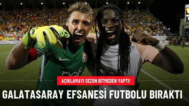 Galatasaray efsanesi futbolu bıraktı