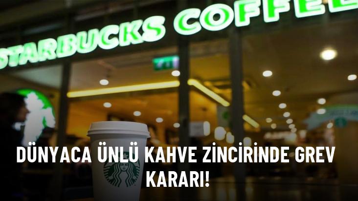 Dünyaca ünlü kahve zincirinde baristalar greve gidiyor