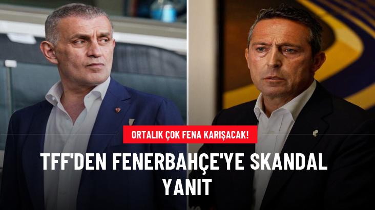 TFF'den Fenerbahçe'ye skandal yanıt