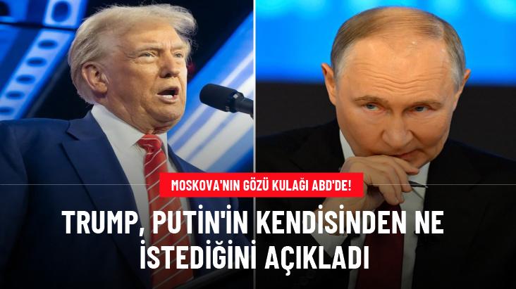 Trump: Putin benimle en kısa sürede görüşmek istediğini söyledi