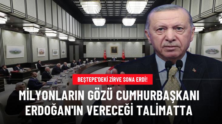 Cumhurbaşkanı Erdoğan başkanlığında yapılan Kabine toplantısı sona erdi