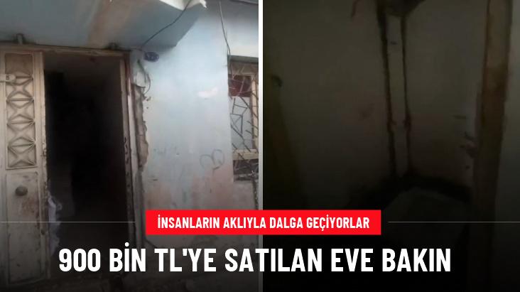 İnsanların aklıyla dalga geçiyorlar: 900 bin TL'ye satılan eve bakın