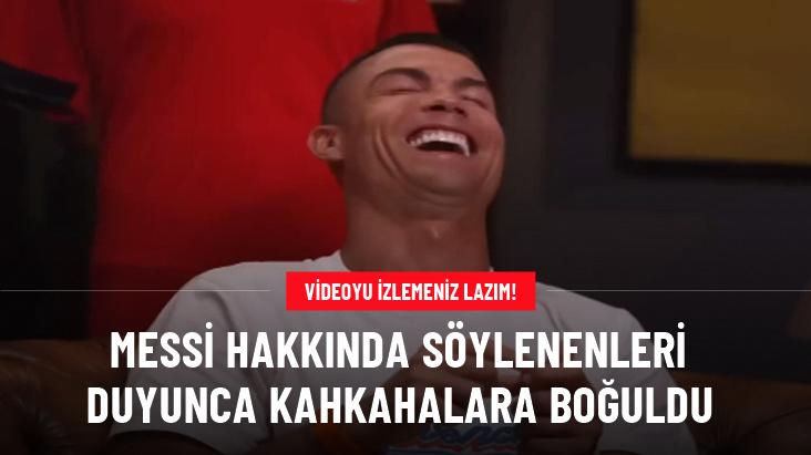 Messi hakkında söylenenleri duyunca kahkahalara boğuldu