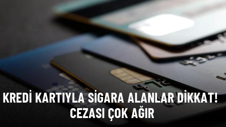 Kredi kartıyla sigara satışında yeni dönem