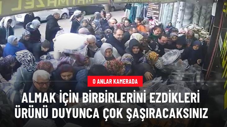 İndirimli leğen yüzünden birbirlerini ezdiler