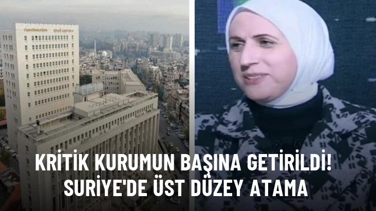 Suriye'de Merkez Bankası'na kadın başkan