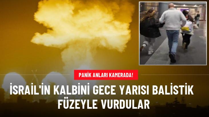 İsrail'i gece yarısı bir kez daha balistik füzeyle vurdular