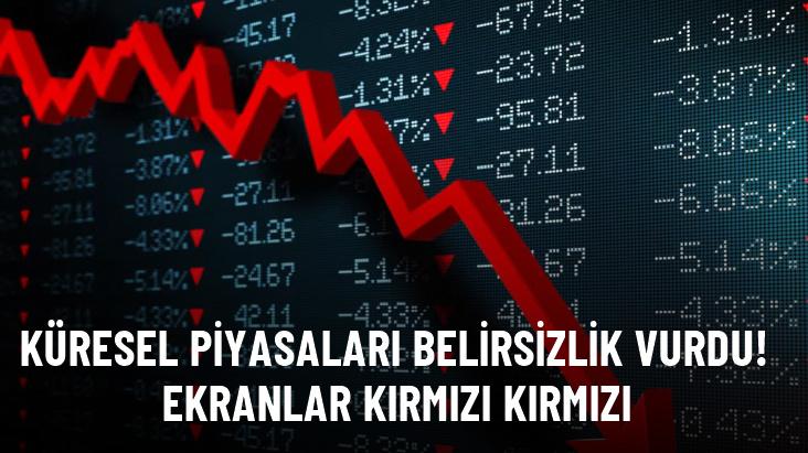 Küresel piyasalar yılın son gününde negatif seyrediyor