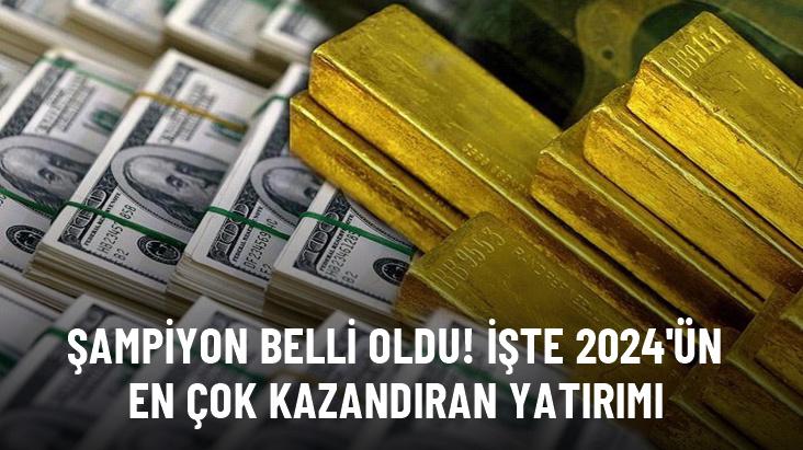 İşte 2024'ün en çok kazandıran yatırımı