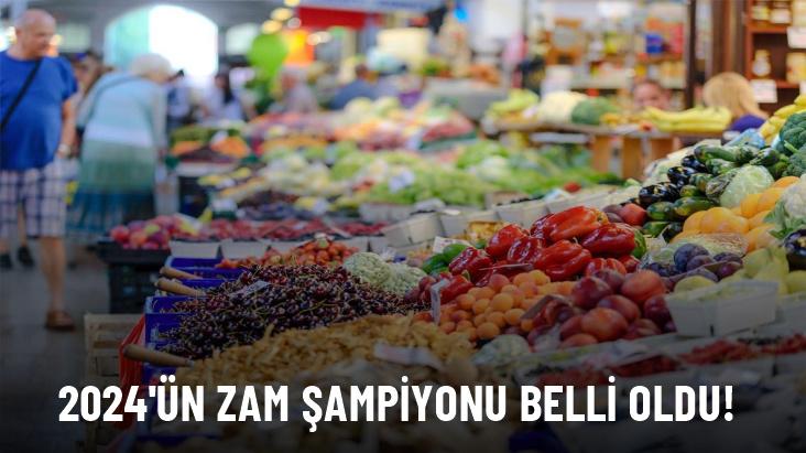 2024 yılında marketlerde fiyatı en çok artan ve azalan ürünler belli oldu!