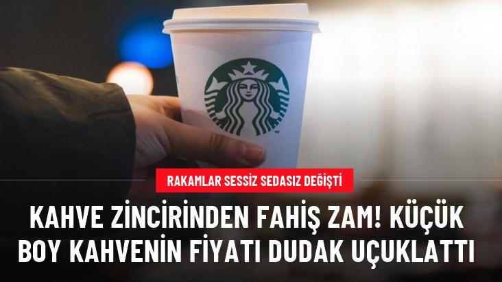 Ünlü kahve zinciri de yeni yılda zam furyasına ayak uydurdu