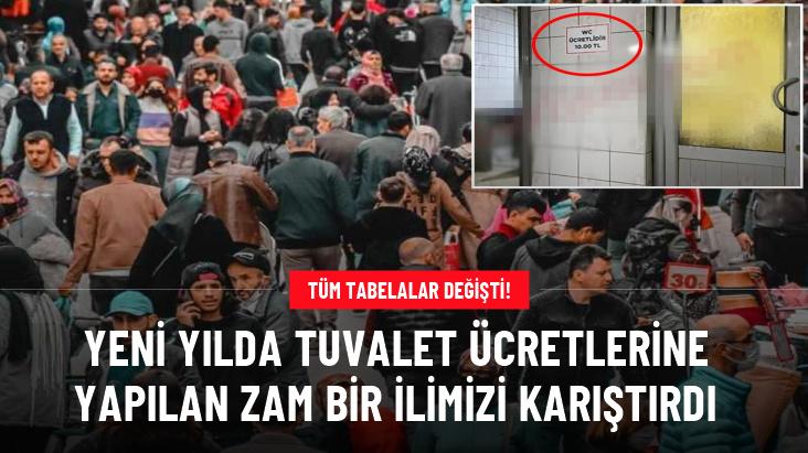 Tuvalet ücretlerine yapılan yeni yıl zammı Sakarya'yı karıştırdı