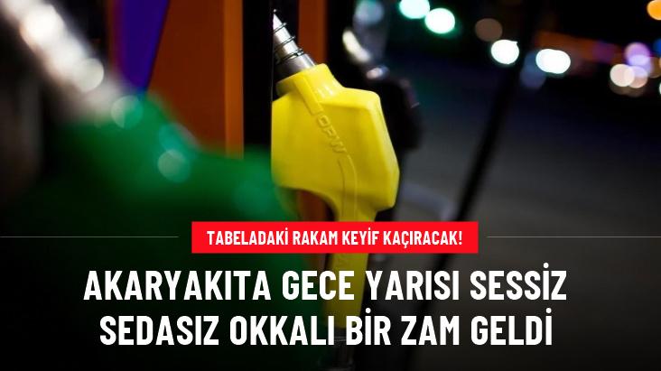 Benzine gece yarısı sessiz sedasız 1 lira 25 kuruş zam geldi