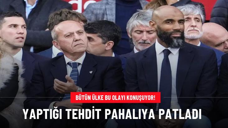 Yaptığı tehdit pahalıya patladı