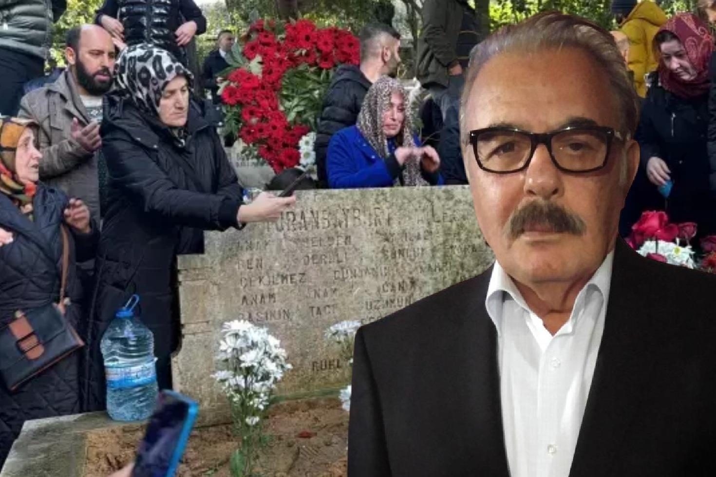 Ferdi Tayfur'un mezarında Babam ben geldim diye ağladı