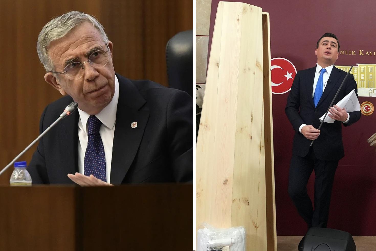Osman Gökçek'in Tabutlu yolsuzluk iddiasına Yavaş cephesinden zehir zemberek yanıt
