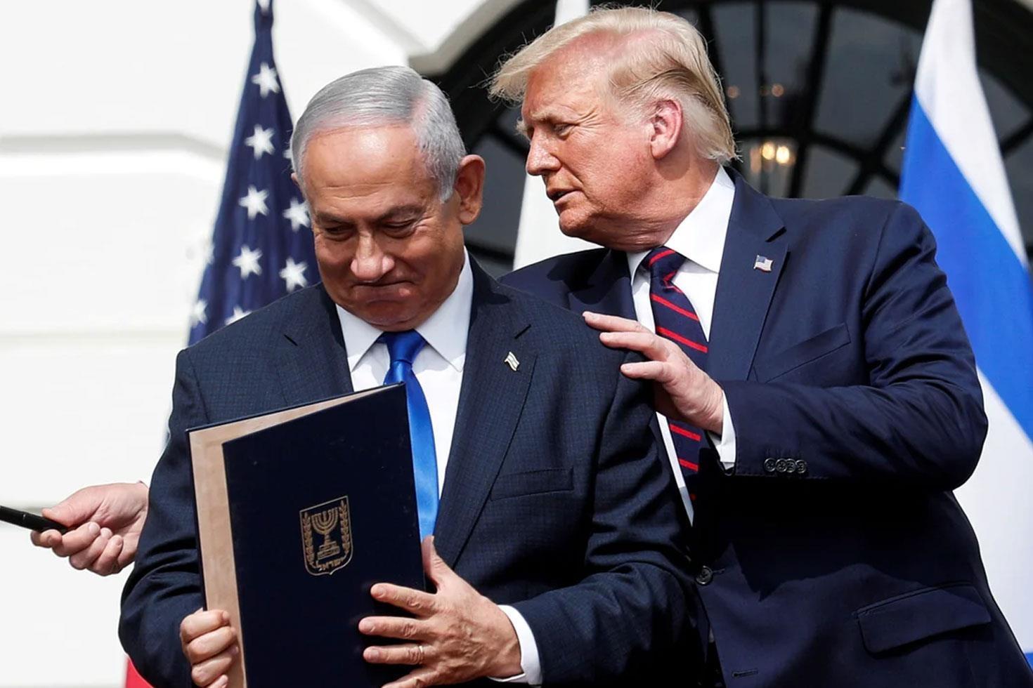 Donald Trump'tan dikkat çeken küfürlü Netanyahu paylaşımı