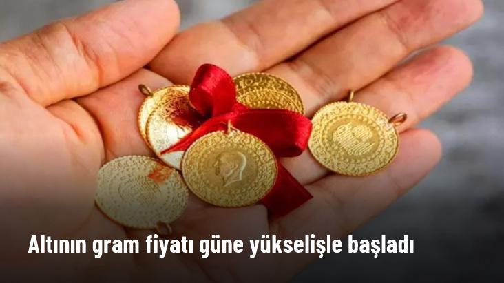 Altının gram fiyatı güne yükselişle başladı