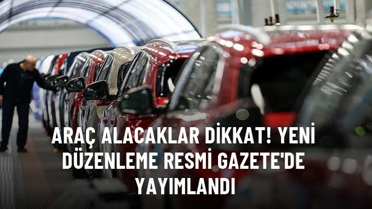 ÖTV muafiyetli araç alımında yeni dönem başladı