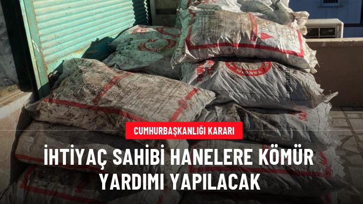 İhtiyaç sahibi hanelere kömür yardımı yapılacak