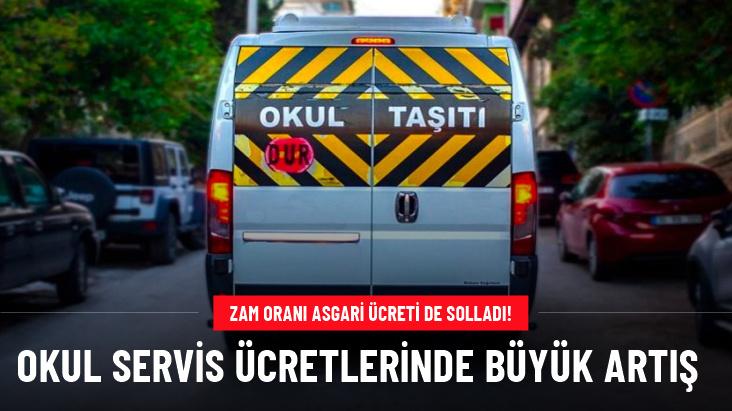 Okul servis ücretleri değişti