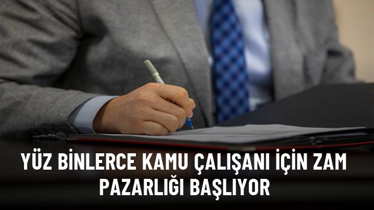 Yüz binlerce kamu çalışanı için zam pazarlığı başlıyor