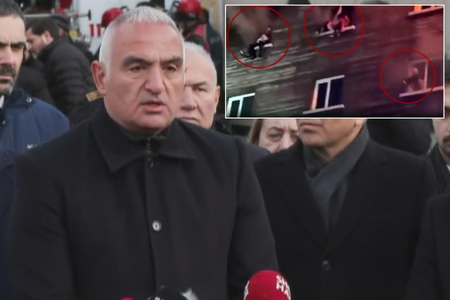 Turizm Bakanı Ersoy'a açıkça soruldu: Yanan otelde yangın merdiveni var mıydı?
