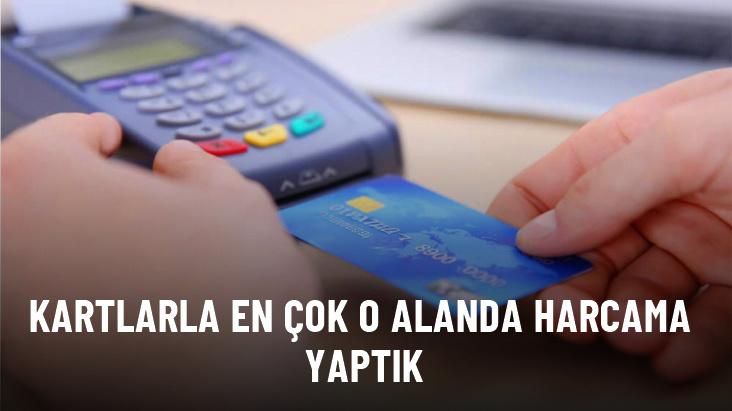 Kartlarla en çok o alanda harcama yaptık