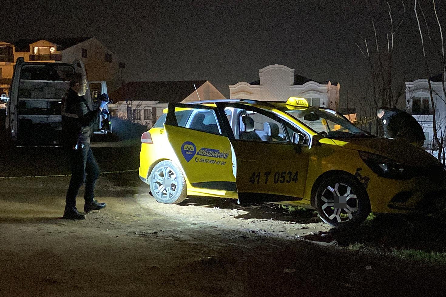 Kocaeli'de taksici boğazı kesilmiş halde bulundu