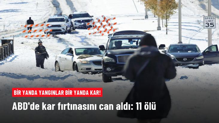 ABD'deki kar fırtınasında can kaybı 11'e yükseldi