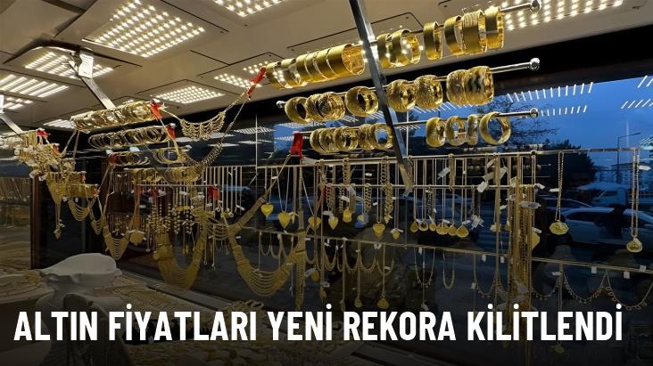 Altın fiyatları yeni rekora kilitlendi