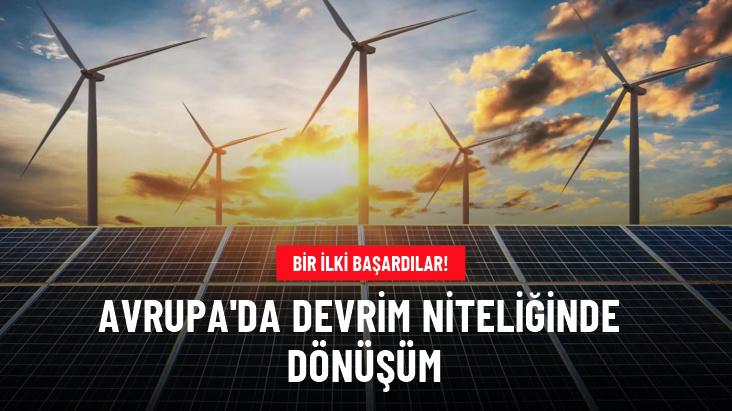 Avrupa'da devrim niteliğinde enerji dönüşümü