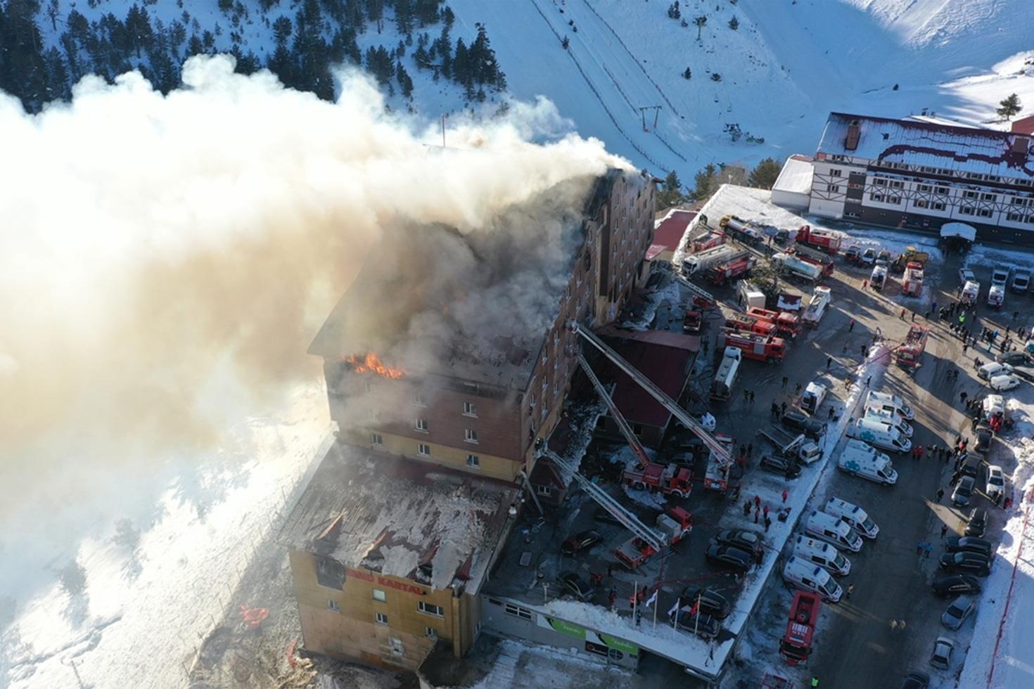 Grand Kartal Otel'de bir yıl önce kalan misafir yangın riskine dikkat çekmiş