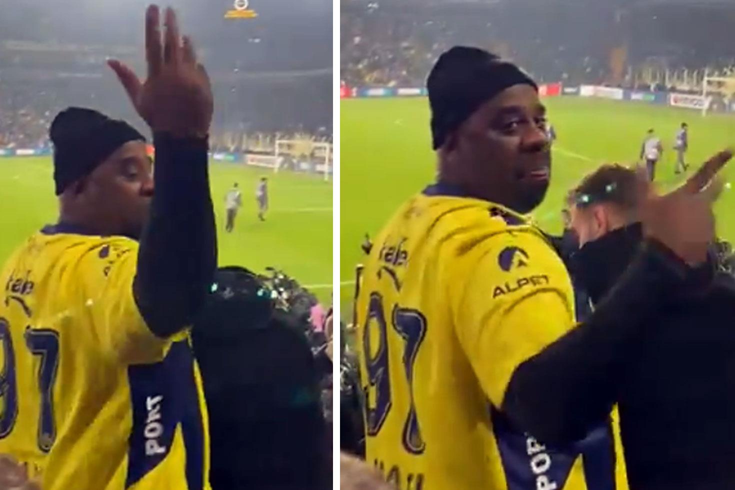 Allan Saint-Maximin'in akrabası maçın önüne geçti